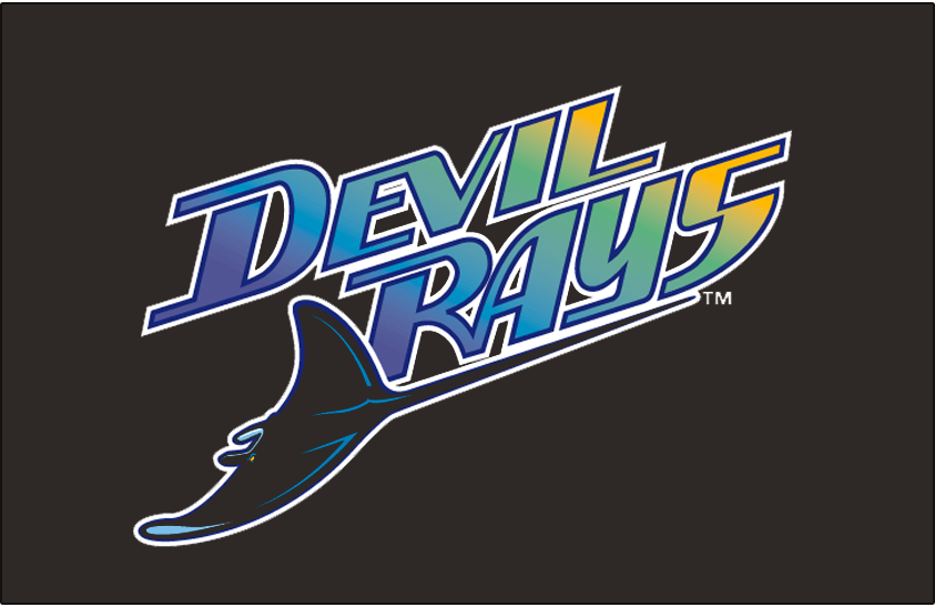Tampa Bay Devil Rays 1998-2000 Jersey Logo fabric transfer version 2